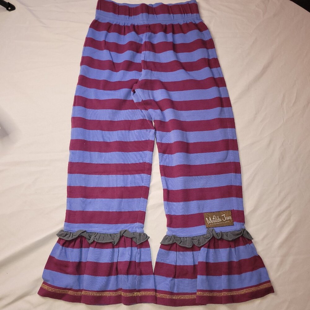 Matilda Jane purple/blue ruffles EUC size 8